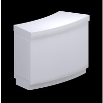 The Custom Made Range - Curved counter with lockable side door