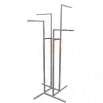 4 way adjustable clothes and show bags rack stand (Straight).