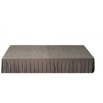 Event Stage - carpeted top with bottom Skirt (600mmH).